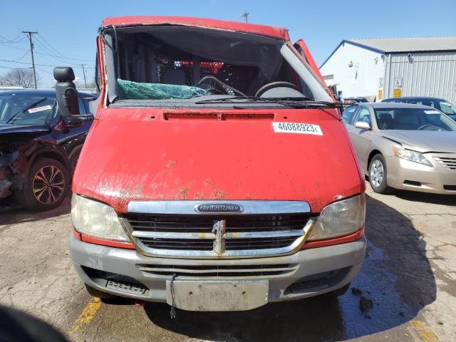 WD0PD644065964376 - 2006 DODGE SPRINTER 2500 RED photo 5