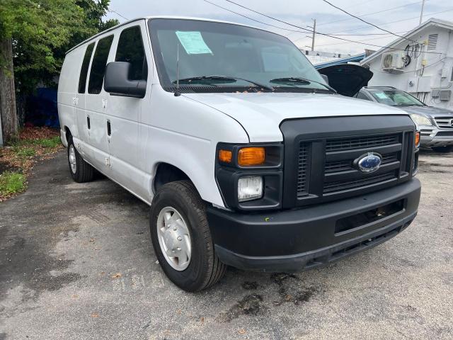 1FTNE1EW2ADA71706 - 2010 FORD ECONOLINE E150 VAN WHITE photo 1