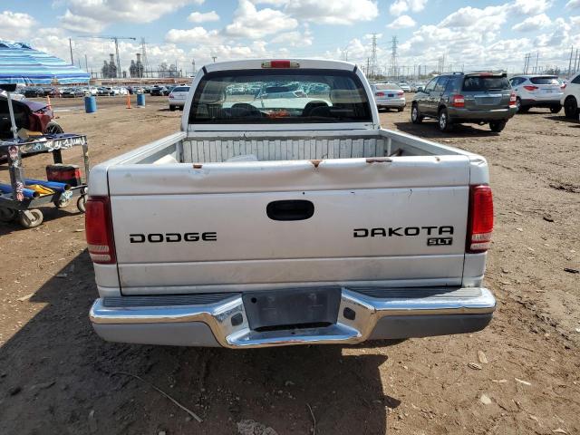 1D7HL48N24S750517 - 2004 DODGE DAKOTA QUAD SLT SILVER photo 6