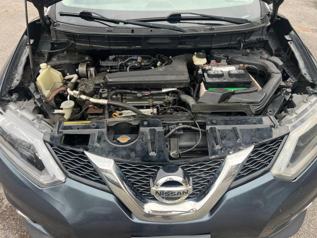 5N1AT2MV7EC805038 - 2014 NISSAN ROGUE S BLUE photo 7