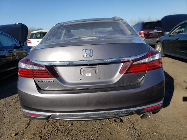 1HGCR2F39HA271873 - 2017 HONDA ACCORD LX GRAY photo 6