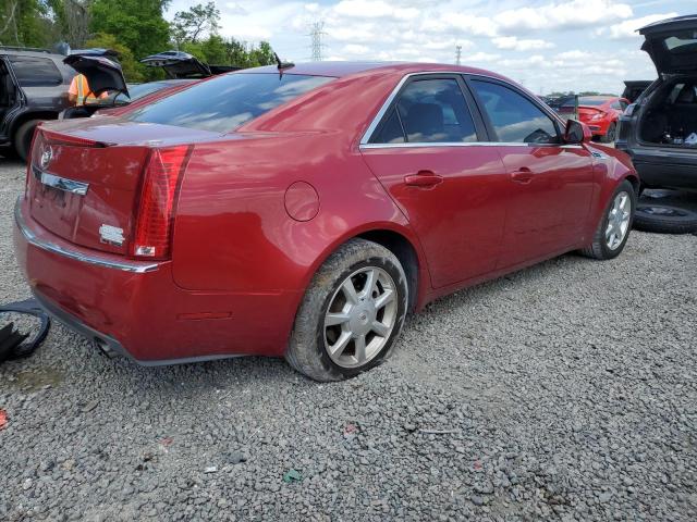 1G6DV57V880152155 - 2008 CADILLAC CTS HI FEATURE V6 RED photo 3