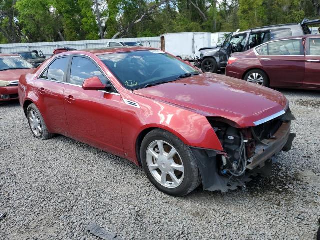 1G6DV57V880152155 - 2008 CADILLAC CTS HI FEATURE V6 RED photo 4