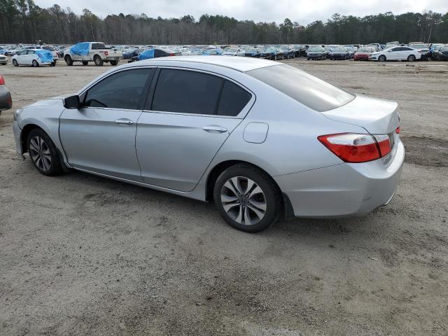 1HGCR2F36DA023056 - 2013 HONDA ACCORD LX SILVER photo 2