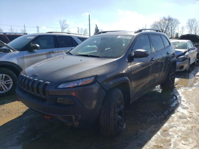 1C4PJMBS8GW377393 - 2016 JEEP CHEROKEE TRAILHAWK BLACK photo 1