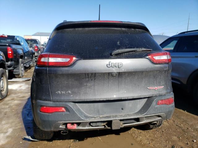 1C4PJMBS8GW377393 - 2016 JEEP CHEROKEE TRAILHAWK BLACK photo 6