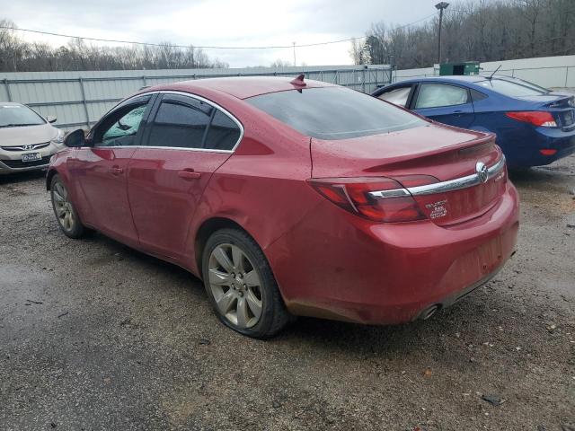 2G4GK5EX3E9273969 - 2014 BUICK REGAL RED photo 2