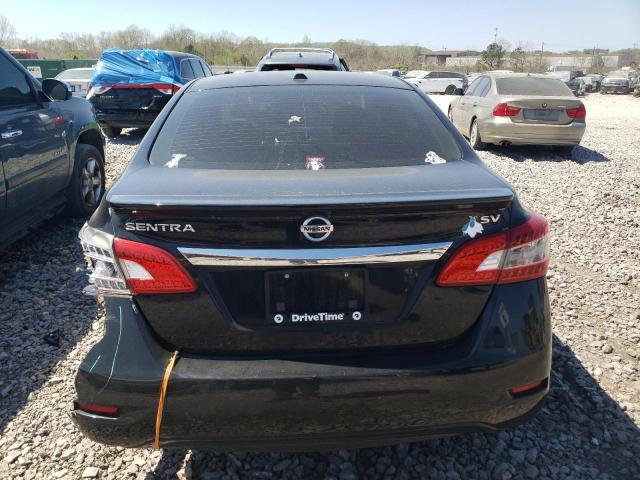 3N1AB7AP2FY275633 - 2015 NISSAN SENTRA S BLACK photo 6