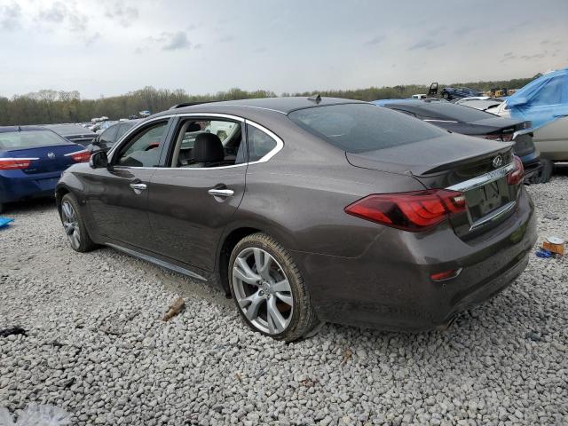 JN1BY1PPXFM600443 - 2015 INFINITI Q70L 3.7 BROWN photo 2