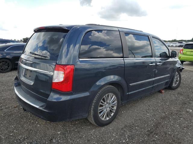 2C4RC1CG6ER116006 - 2014 CHRYSLER TOWN & COU TOURING L BLUE photo 3