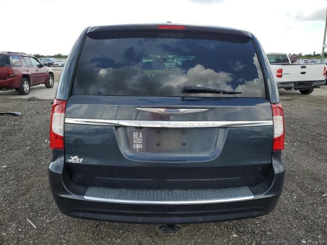 2C4RC1CG6ER116006 - 2014 CHRYSLER TOWN & COU TOURING L BLUE photo 6