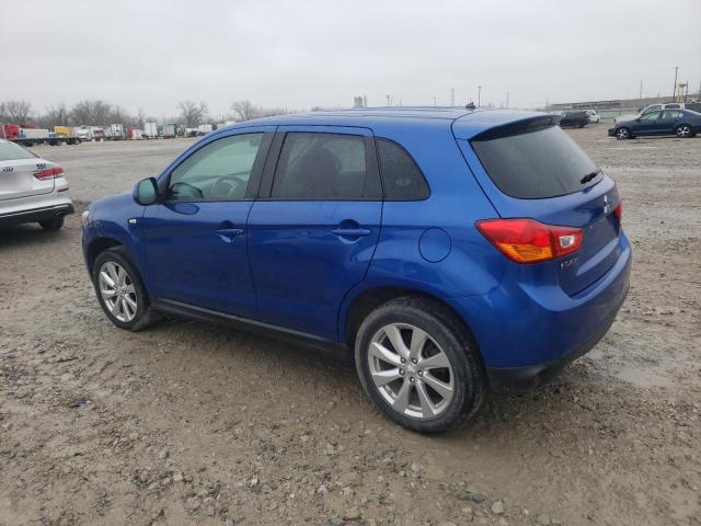 4A4AP3AU4FE032568 - 2015 MITSUBISHI OUTLANDER ES BLUE photo 2