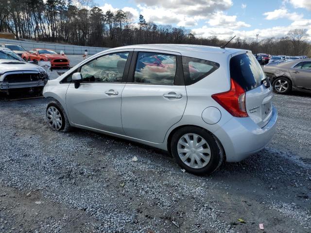 3N1CE2CPXEL398656 - 2014 NISSAN VERSA NOTE S SILVER photo 2