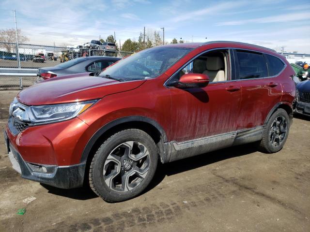 2HKRW2H94HH641980 - 2017 HONDA CR-V TOURING MAROON photo 1