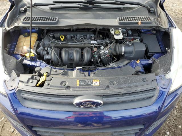 1FMCU0F79EUB12801 - 2014 FORD ESCAPE S BLUE photo 11