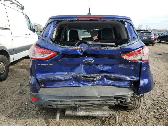 1FMCU0F79EUB12801 - 2014 FORD ESCAPE S BLUE photo 6