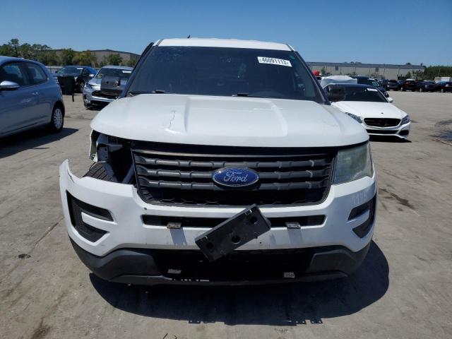 1FM5K8AR2GGD30618 - 2016 FORD EXPLORER POLICE INTERCEPTOR WHITE photo 5