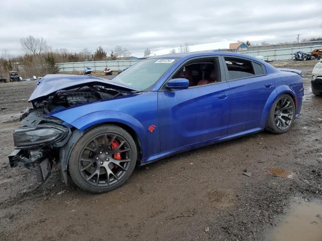 2C3CDXL90MH585947 - 2021 DODGE CHARGER SRT HELLCAT BLUE photo 1