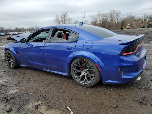 2C3CDXL90MH585947 - 2021 DODGE CHARGER SRT HELLCAT BLUE photo 2