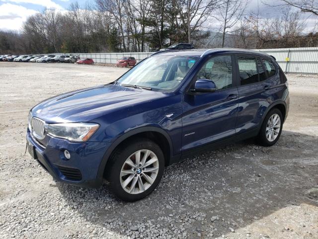 5UXWX9C33H0W67056 - 2017 BMW X3 XDRIVE28I BLUE photo 1