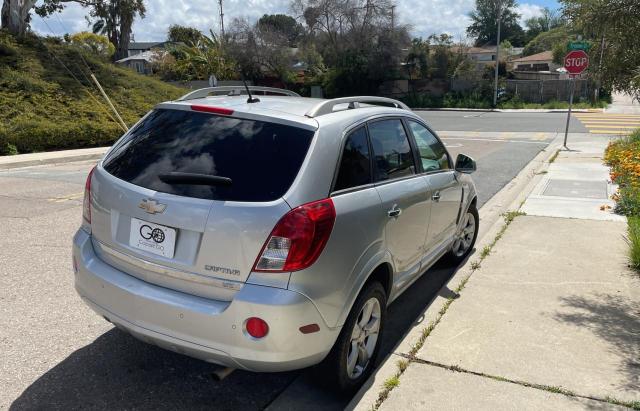 3GNAL4EK0ES637989 - 2014 CHEVROLET CAPTIVA LTZ SILVER photo 4