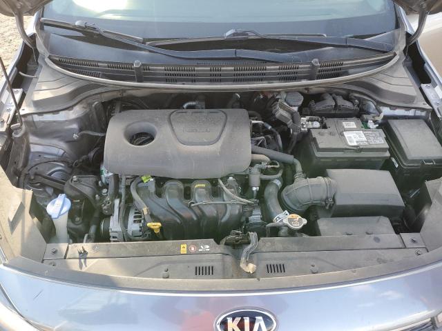 3KPA24AB4KE166926 - 2019 KIA RIO S GRAY photo 11