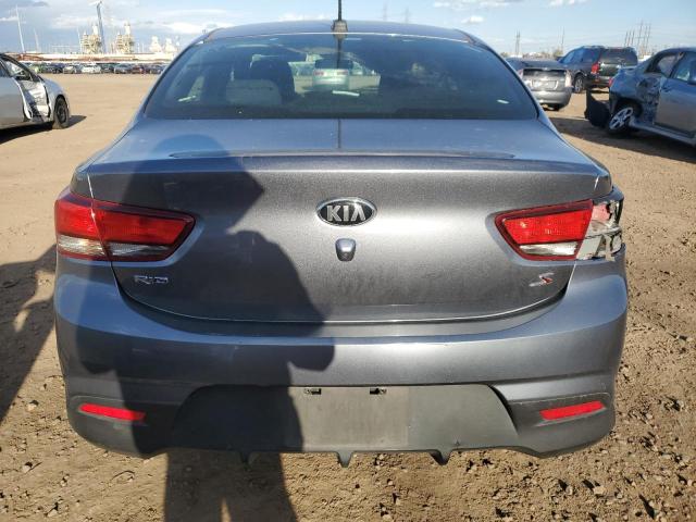 3KPA24AB4KE166926 - 2019 KIA RIO S GRAY photo 6