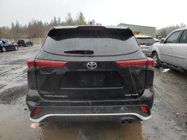 5TDJZRBH8NS217673 - 2022 TOYOTA HIGHLANDER XSE BLACK photo 6