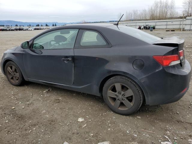 KNAFU6A22B5418080 - 2011 KIA FORTE EX BLACK photo 2