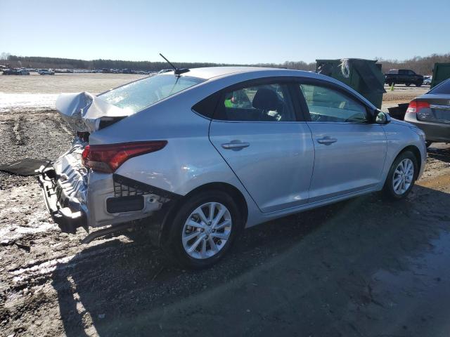 3KPC24A68NE160613 - 2022 HYUNDAI ACCENT SE SILVER photo 3