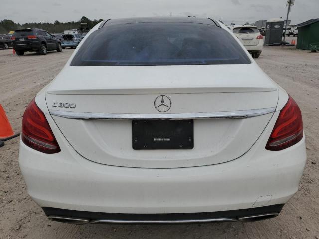 55SWF4JB6GU176738 - 2016 MERCEDES-BENZ C 300 WHITE photo 6