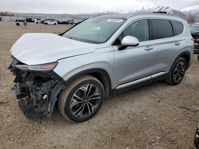 5NMS5CAA1KH048872 - 2019 HYUNDAI SANTA FE LIMITED SILVER photo 1