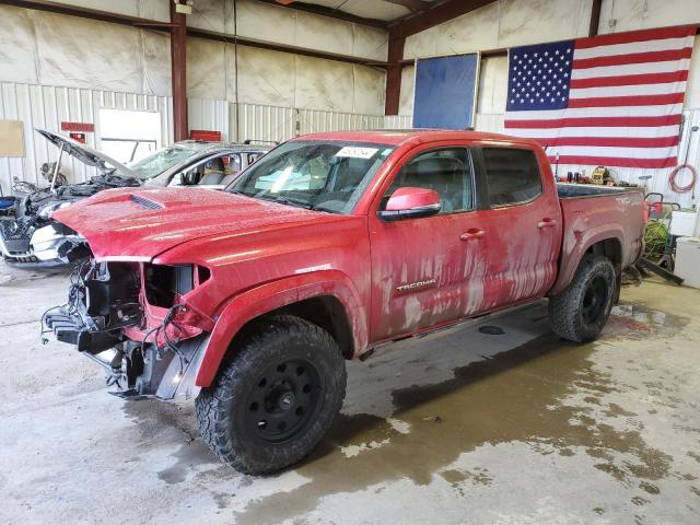 3TMCZ5AN9JM157924 - 2018 TOYOTA TACOMA DOUBLE CAB RED photo 1