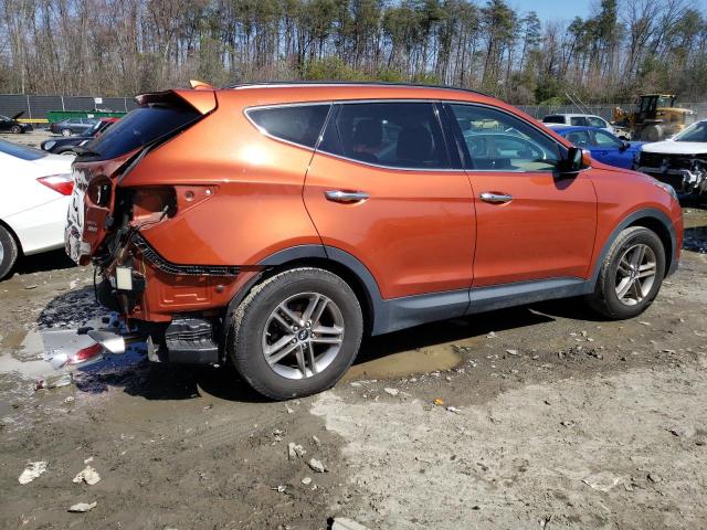 5XYZUDLB3HG410894 - 2017 HYUNDAI SANTA FE S ORANGE photo 3