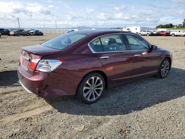 1HGCR2F5XEA134745 - 2014 HONDA ACCORD SPORT BURGUNDY photo 3