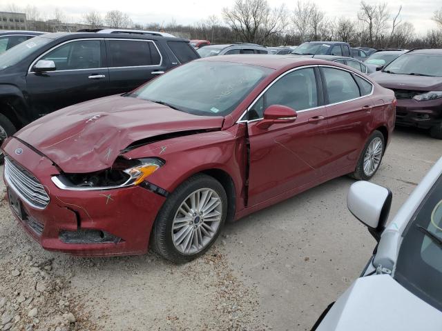 1FA6P0HD4G5124319 - 2016 FORD FUSION SE RED photo 1