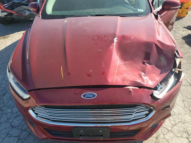 1FA6P0HD4G5124319 - 2016 FORD FUSION SE RED photo 11