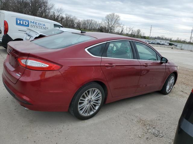 1FA6P0HD4G5124319 - 2016 FORD FUSION SE RED photo 3