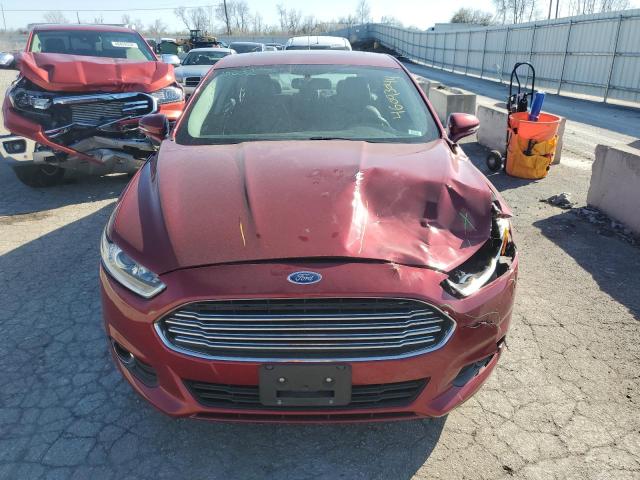 1FA6P0HD4G5124319 - 2016 FORD FUSION SE RED photo 5