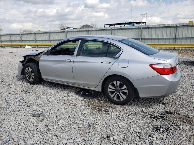 1HGCR2F37DA181020 - 2013 HONDA ACCORD LX SILVER photo 2