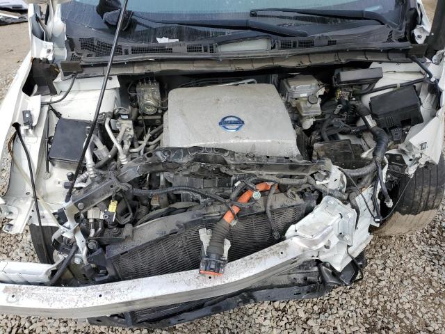 1N4AZ0CP0EC340506 - 2014 NISSAN LEAF S WHITE photo 11