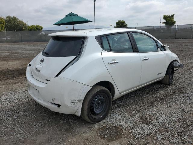 1N4AZ0CP0EC340506 - 2014 NISSAN LEAF S WHITE photo 3