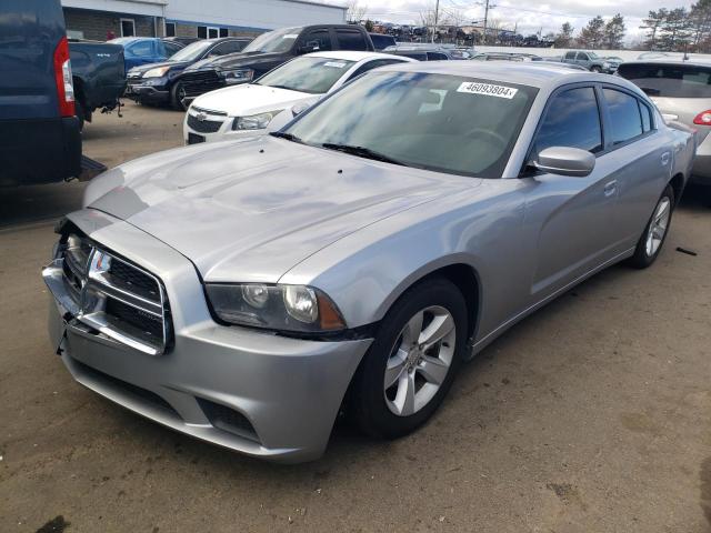 2C3CDXBGXDH611583 - 2013 DODGE CHARGER SE SILVER photo 1