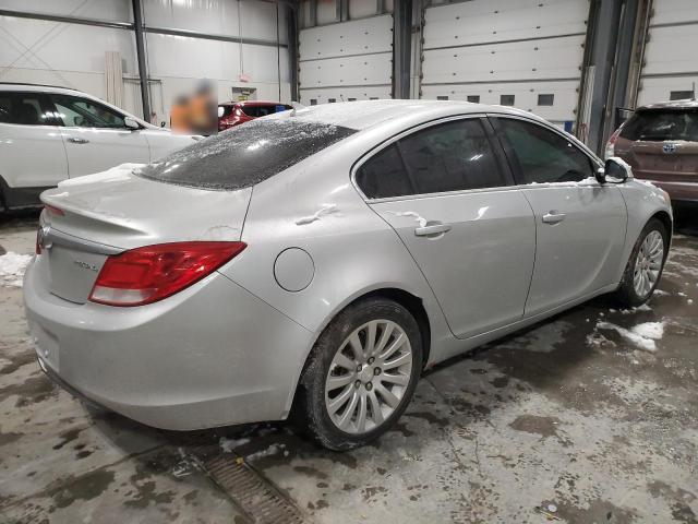 2G4GR5EK3C9143834 - 2012 BUICK REGAL SILVER photo 3