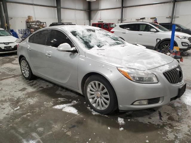 2G4GR5EK3C9143834 - 2012 BUICK REGAL SILVER photo 4