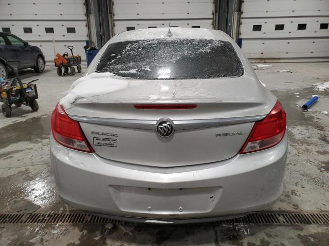 2G4GR5EK3C9143834 - 2012 BUICK REGAL SILVER photo 6