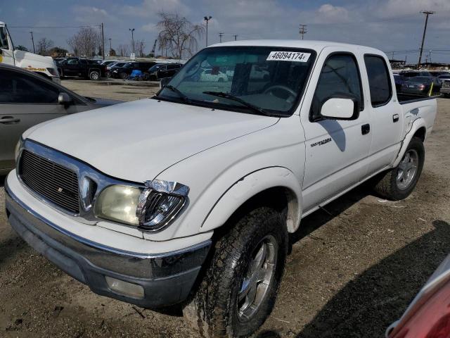 5TEGM92NX1Z818773 - 2001 TOYOTA TACOMA DOUBLE CAB PRERUNNER WHITE photo 1