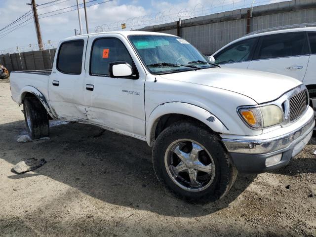 5TEGM92NX1Z818773 - 2001 TOYOTA TACOMA DOUBLE CAB PRERUNNER WHITE photo 4
