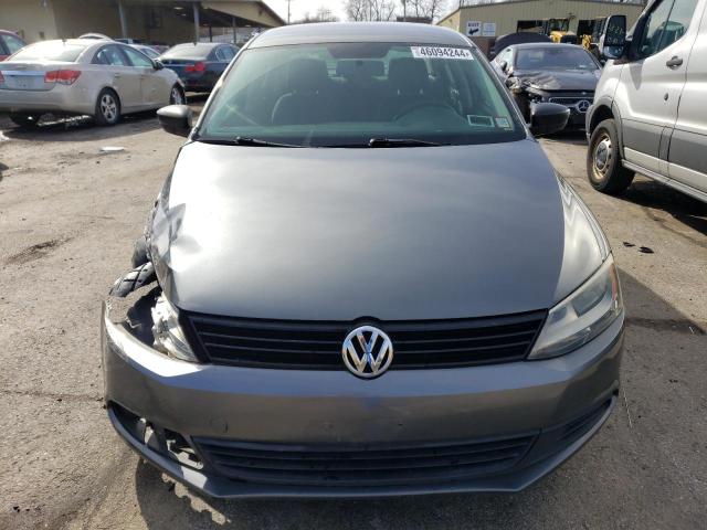 3VW2K7AJXCM407731 - 2012 VOLKSWAGEN JETTA BASE GRAY photo 5