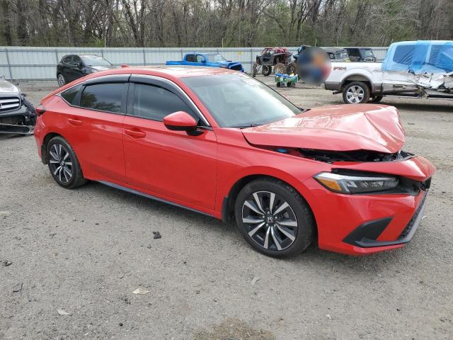 19XFL1H74NE011249 - 2022 HONDA CIVIC EXL RED photo 4